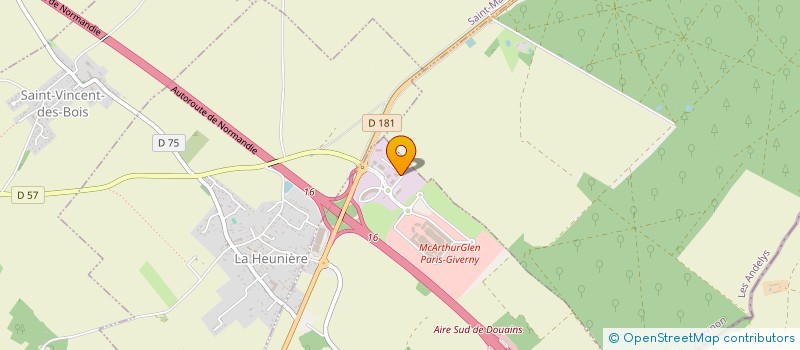 localisation de l'entreprise GP 3R  DOUAINS