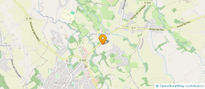 localisation de l'entreprise GP 64 HOLDING  BERNADETS