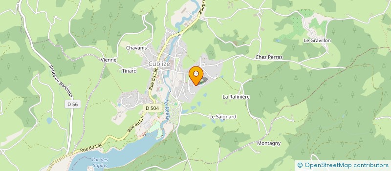 localisation de l'entreprise GP  CUBLIZE