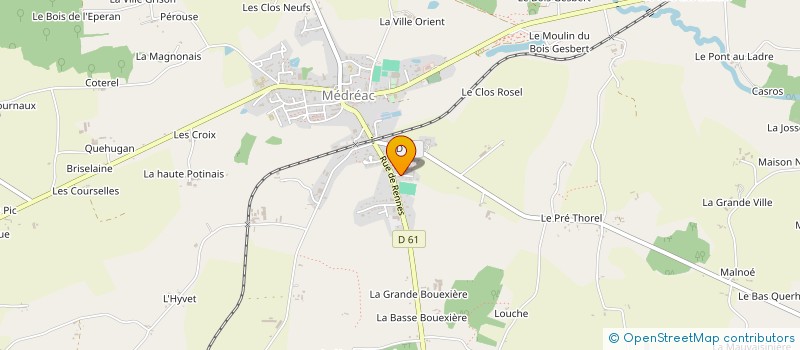 localisation de l'entreprise GP  MEDREAC