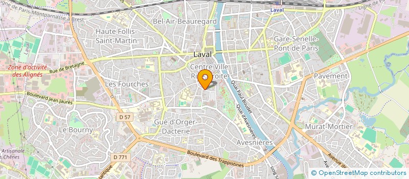 localisation de l'entreprise GP à LAVAL