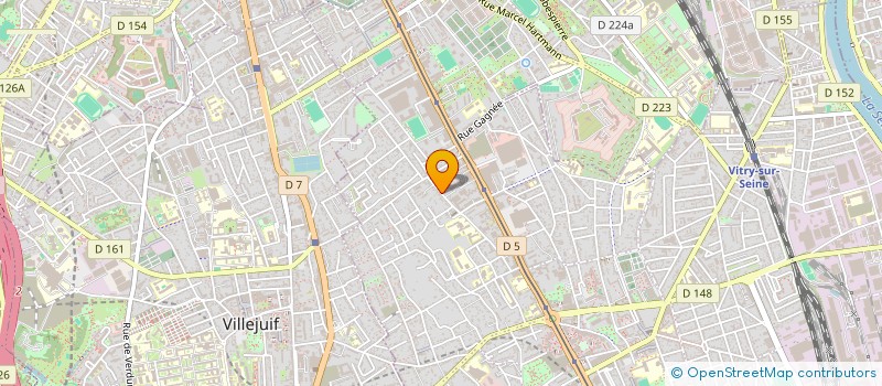 localisation de l'entreprise GP ALIMENTATION à VITRY-SUR-SEINE