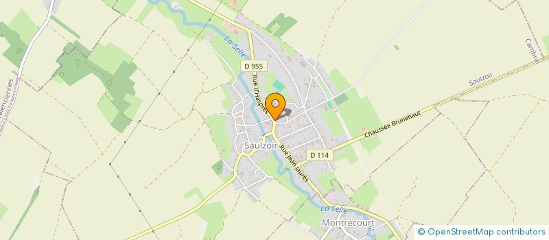 localisation de l'entreprise GP-ANBE  SAULZOIR