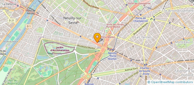 localisation de l'entreprise GP ARCHIVES à NEUILLY-SUR-SEINE