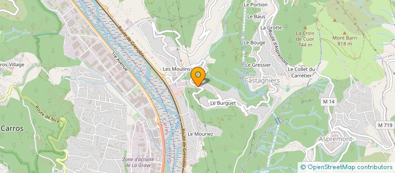localisation de l'entreprise GP AUTO 06 à NICE