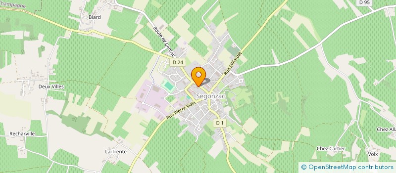 localisation de l'entreprise GP AUTO à SAINT-FORT-SUR-LE-NE