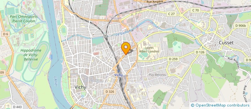 localisation de l'entreprise GP AUTO VICHY à VICHY