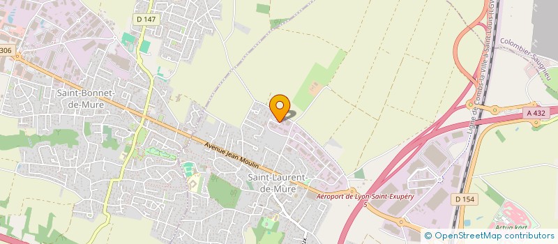 localisation de l'entreprise GP BAT  SAINT-LAURENT-DE-MURE