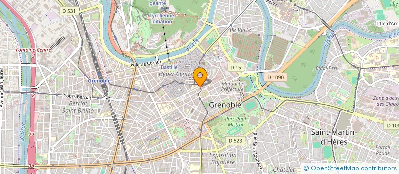 localisation de l'entreprise GP BELLEDONNE  LE VERSOUD