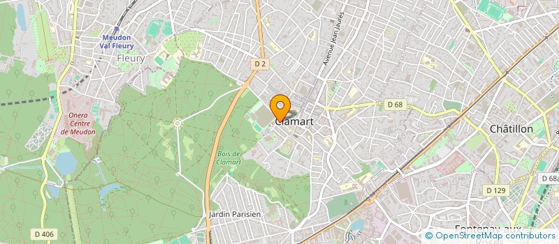 localisation de l'entreprise GP C3M à CLAMART