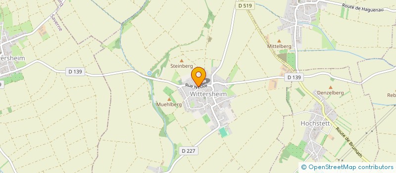 localisation de l'entreprise GP CAPITAL  WITTERSHEIM