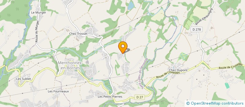 localisation de l'entreprise GP CARS 74  MENTHONNEX-EN-BORNES