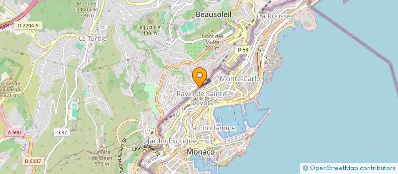 localisation de l'entreprise GP CARS  BEAUSOLEIL