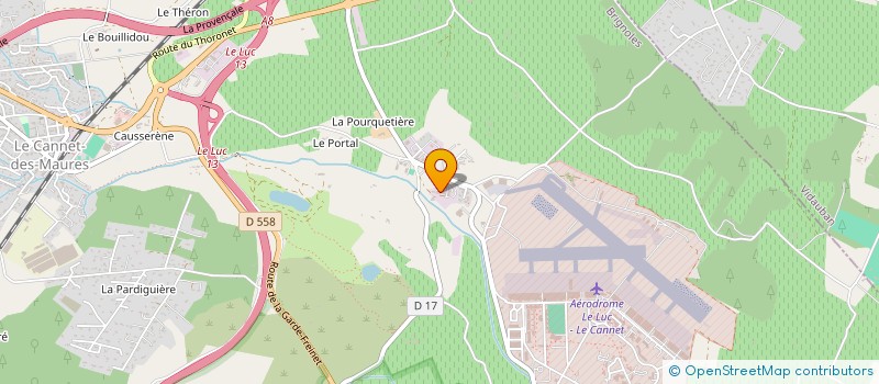 localisation de l'entreprise GP COEUR DU VAR  LE CANNET-DES-MAURES