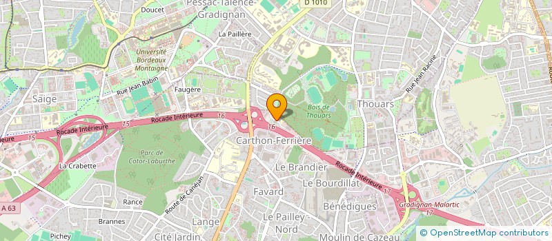 localisation de l'entreprise GP CONCEPT IMMO  VILLENAVE-D'ORNON