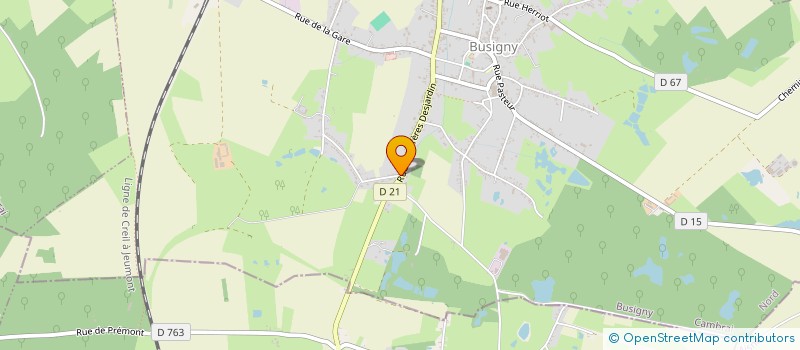 localisation de l'entreprise GP CONCIERGERIE  BUSIGNY