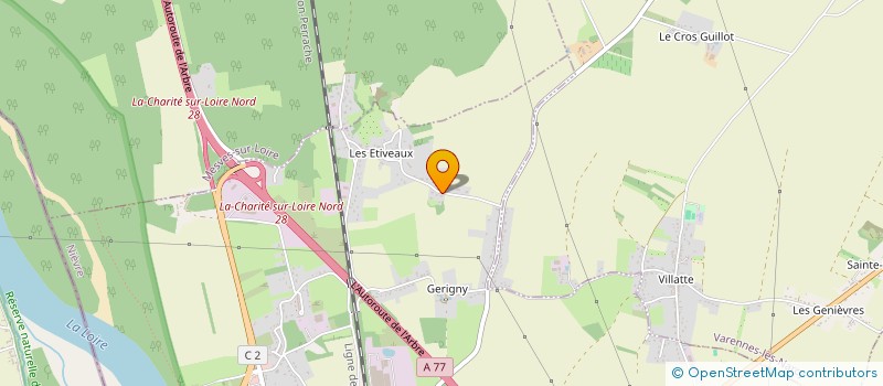 localisation de l'entreprise GP CONSEILS  LA CHARITE-SUR-LOIRE