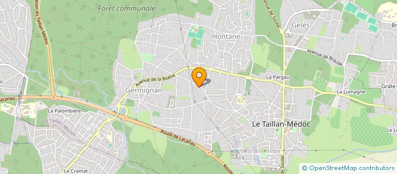 localisation de l'entreprise GP CONSEILS ET SOLUTIONS  LE TAILLAN-MEDOC