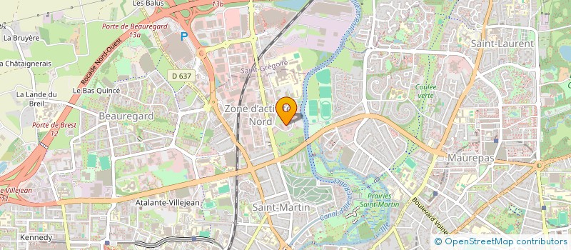 localisation de l'entreprise GP CONSULTING  RENNES