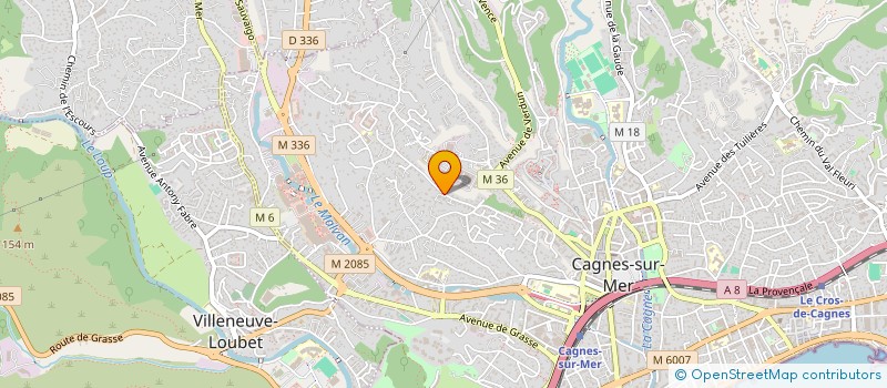 localisation de l'entreprise GP CONSULTING à CAGNES-SUR-MER