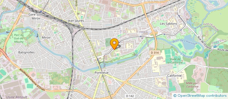 localisation de l'entreprise GP CONSULTING à LE MANS