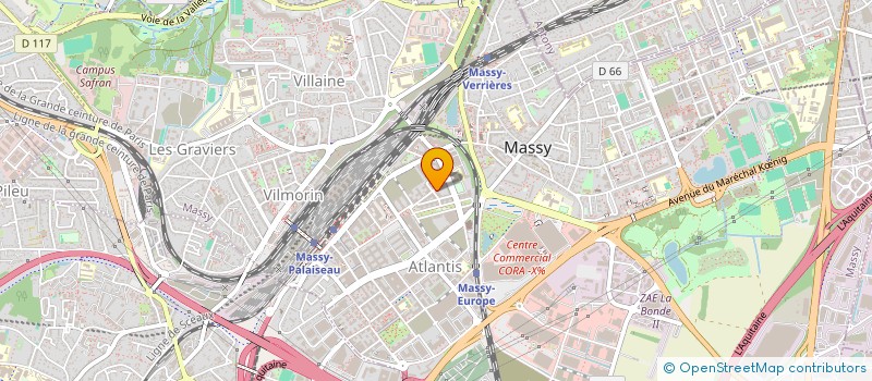localisation de l'entreprise GP CONSULTING à MASSY