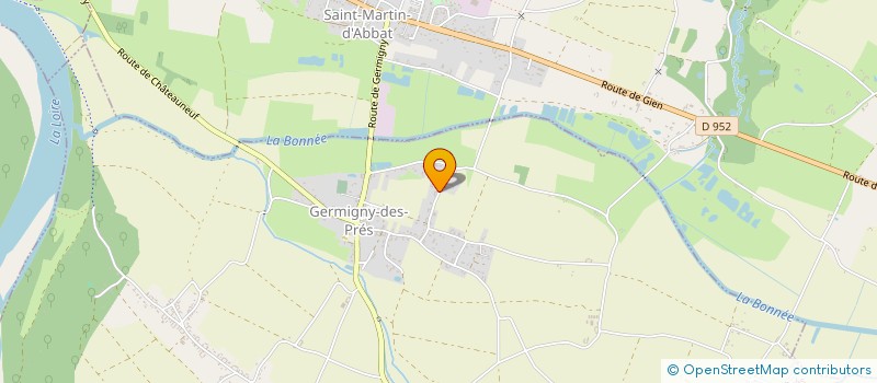 localisation de l'entreprise GP CONTROLES ET SERVICES à GERMIGNY-DES-PRES