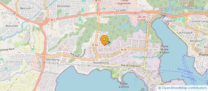 localisation de l'entreprise GP-DEV 3 à BAIE-MAHAULT
