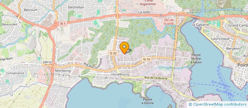 localisation de l'entreprise GP-DEV 30  BAIE-MAHAULT