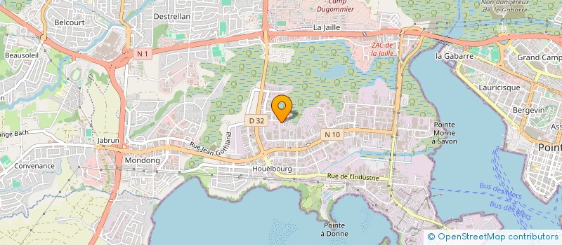 localisation de l'entreprise GP-DEV 31  BAIE-MAHAULT