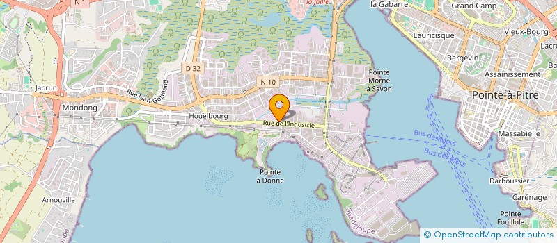 localisation de l'entreprise GP-DEV 81  BAIE-MAHAULT