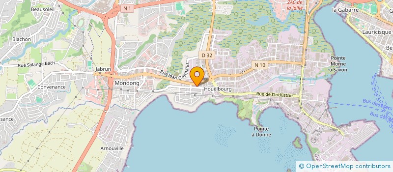 localisation de l'entreprise GP-DEV 82  BAIE-MAHAULT