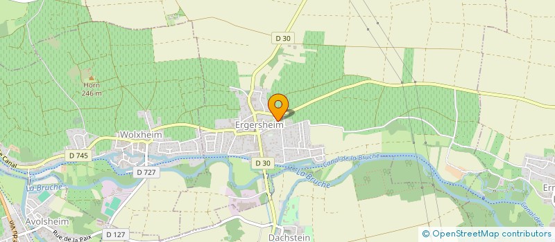 localisation de l'entreprise GP DEVELOPPEMENT à ERGERSHEIM