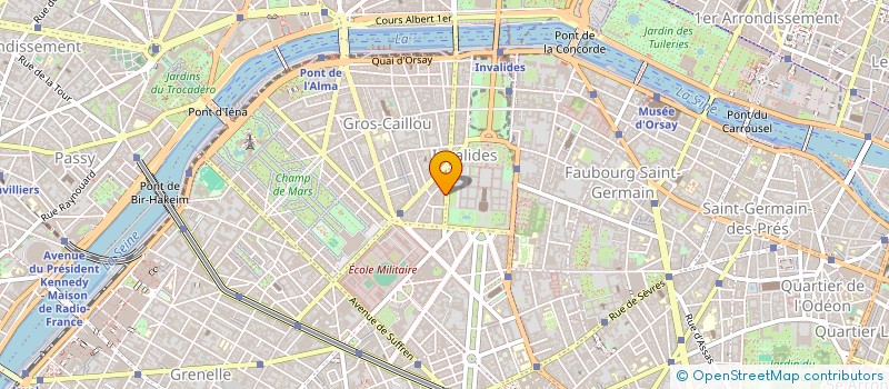 localisation de l'entreprise GP DIFFUSION à PARIS