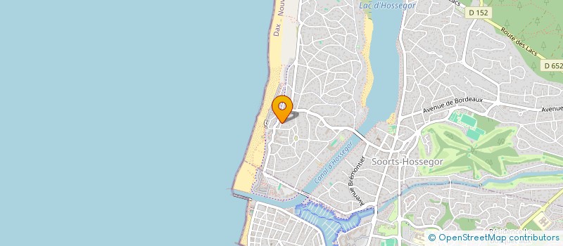 localisation de l'entreprise GP DIFFUSION GAUTHIER PLOMION à SOORTS-HOSSEGOR