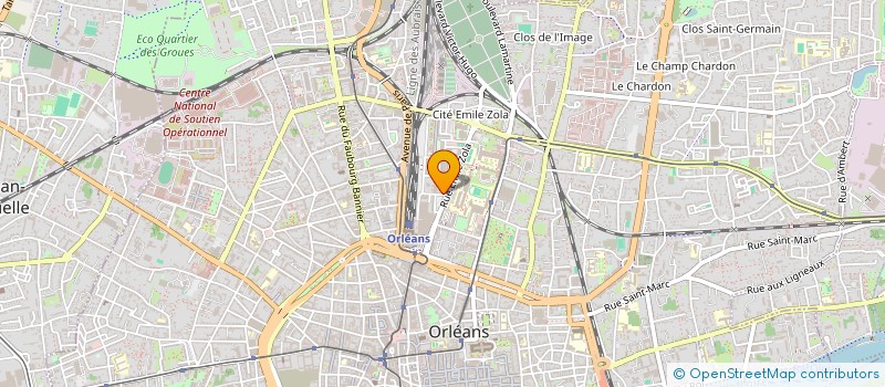 localisation de l'entreprise GP DISTRIBUTION à ORLEANS