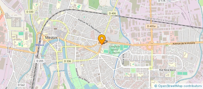 localisation de l'entreprise GP DRIVE à MEAUX