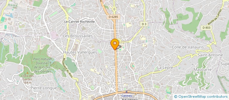 localisation de l'entreprise GP EDITIONS  CANNES