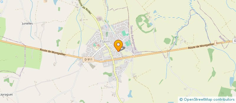 localisation de l'entreprise GP ELECTRICITE  FLAVIN