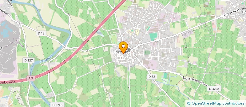 localisation de l'entreprise GP ENERGY  FLORENSAC