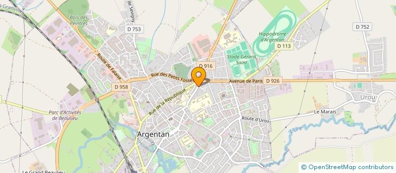 localisation de l'entreprise GP ENGINEERING à ARGENTAN