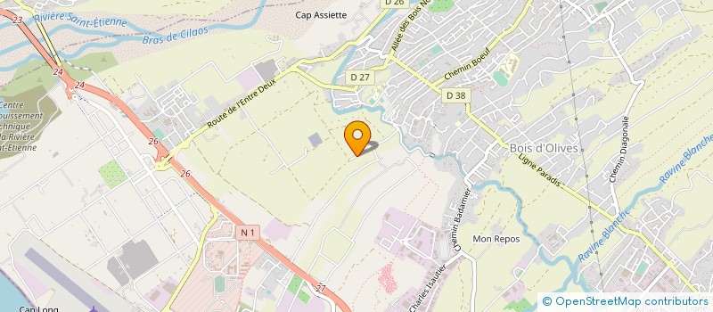 localisation de l'entreprise GP ENTRETIEN  SAINT-PIERRE