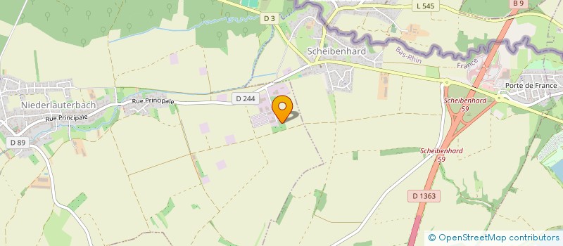 localisation de l'entreprise GP EQUIPEMENTS à NIEDERLAUTERBACH