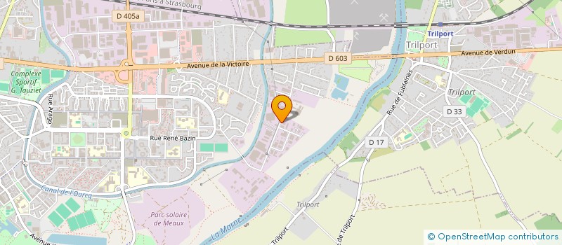 localisation de l'entreprise GP ETUDE à MEAUX