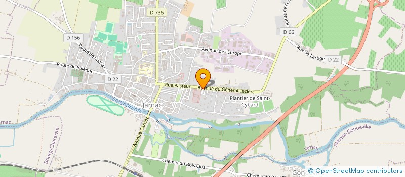 localisation de l'entreprise GP EVENT  COURBILLAC