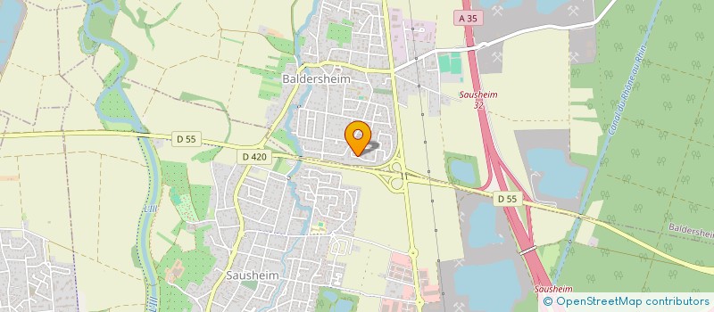 localisation de l'entreprise GP EXPERTISE  BALDERSHEIM