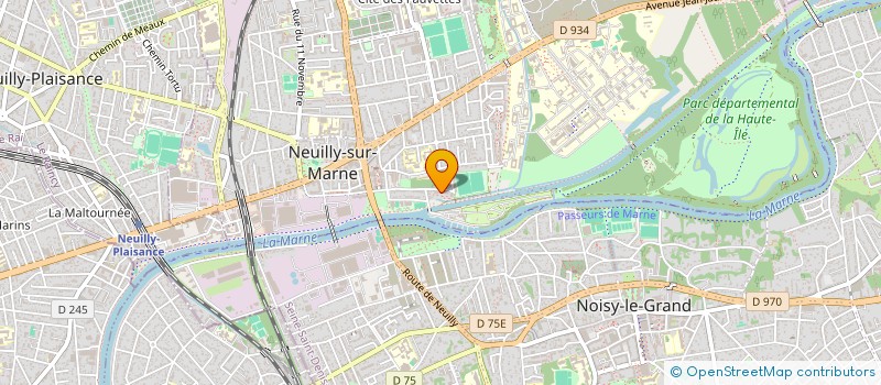 localisation de l'entreprise GP FAMILY à NEUILLY-SUR-MARNE