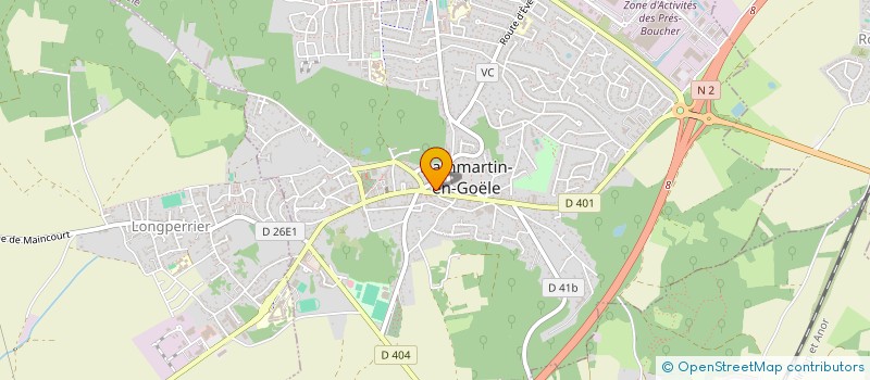 localisation de l'entreprise GP GESTION  DAMMARTIN-EN-GOELE