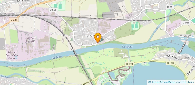 localisation de l'entreprise GP GROUPE  LE MANOIR