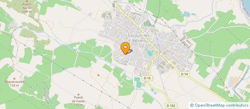 localisation de l'entreprise GP HABITAT  CAZOULS-LES-BEZIERS